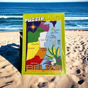 Belize Central America Map 1000 Piece Jigsaw Puzzle. 75 x 50 cm. NWT.